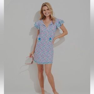 Floral Flamingos Linen Vineyard
Tunic Dress